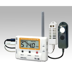 ONDOTORI Series Wireless Data Logger (Cordless Handset) Temperature, Humidity, And Illuminance, UV x 1ch Each 78 x 18 x 55mm