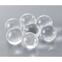Transparent quartz ball