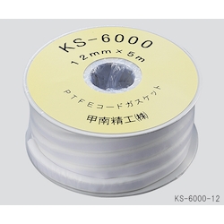Fluororesin Cord Sealing Gasket (PTFE) 12 mm x 6.0 mm x 5 m