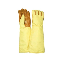 Heat-Resistant Cleanroom Gloves (Long), 500°C Maximum Temperature, MZ656
