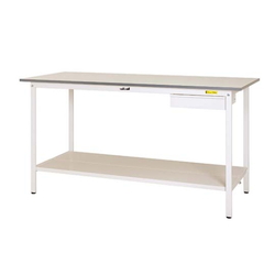 Work Table 150 Series With Fixed Cabinet, H950 mm, With Full-Scale Shelf Board, SUPH Series