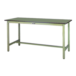 Work Table 300 Series, Rigid, H740 mm, PVC Sheet Top Plate, SWR Series