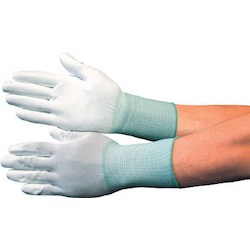 Polyurethane Palm Coated Work Gloves (Long Type/10 Pcs) (BSC-17B-L)
