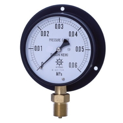 IPT General Pressure Gauge, Vibration-Proof Type, Rounded Edge Type (B) (BVS-G1/2-100X2.5MPA-AIT) 