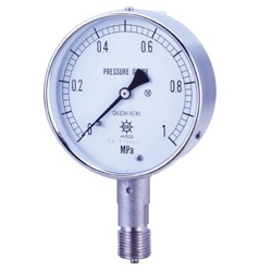 UST All Stainless Steel Pressure Gauge, Vertical (A, B) (AT-G1/4-60X0.1MPA-AUT) 