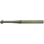 Carbide Solid Spherical Cutter, 4-Flute Long Type 