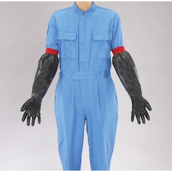 Gloves (Thick Natural Rubber, Back of Knitted Fabric)
