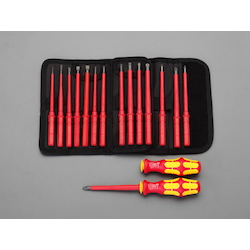 [17 Pcs] Insulated Screwdriver (Interchangeable) EA560-200