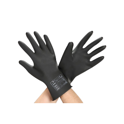 Insulated Thin Rubber Gloves For Low Voltage (750VDC) EA640ZD-5