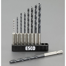 [Hexagonal Shaft]9 Pcs drill Set [HSS] EA824BH