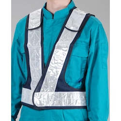 Safety vest with high brightness reflective tape