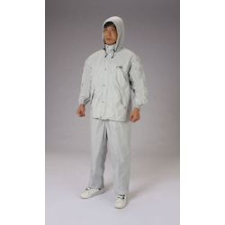 Breathable Rainwear (Gray / Top and Bottom With Total Back Mesh)