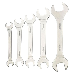 5-Piece Set / 8.0 to 21 mm, Thin Wrench