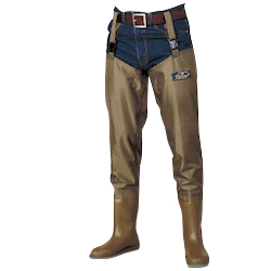 Submersible Boot Hip Wader (Round / Felt Bottom)