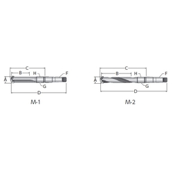 Throw-Away Drill, 3/3.5 Series Holder, Morse Taper Shank (22030S-004M) 