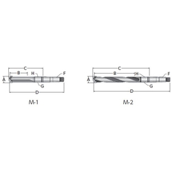 Throw-Away Drill, 5/6 Series Holder, Morse Taper Shank (25050S-005M) 