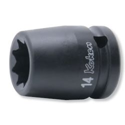 Impact Socket 1/2 "(12.7 mm) Double 4-Sided Socket 14415M