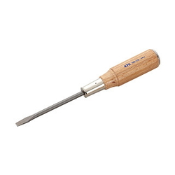 Straight-Slot Through Type Screwdriver With Wooden Handle (MD-150)