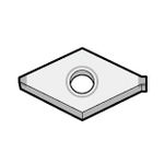 Diamond Shape 55° / Negative CBN Diamond DNGA (DNGA150608S01730MET-KBN05M) 