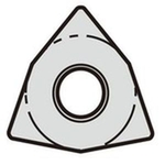 80° Hexagon Type Negative with Hole WNMG○○CJ "Finishing to Medium Lifting" 