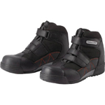 Wide resin toe box high-cut sneakers (MPC525-BK-24.5)