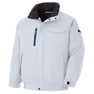 Midori Anzen, Cold-Condition Clothing, Blouson Jacket, VE1071, Top, Silver Gray (3130025003)