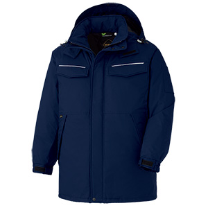 Midori Anzen Cold Protection Clothing Coat VE1087 Top Navy
