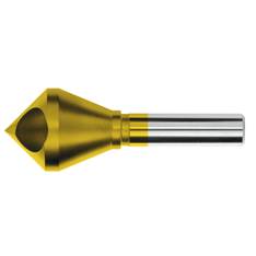 TiN-Coated High-Speed Steel Countersink, with Holes / 90° (G-CSHM25) 