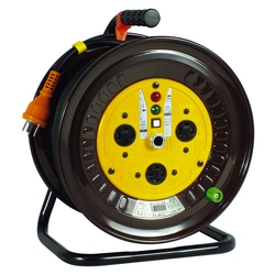 Indoor Retractable Three Phase 200 V Power Electric Cable Drum