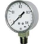 Compact Pressure Gauge (A-Frame Stand Type ø50), Material: Brass (GK20-271-0.1MP) 