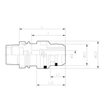 HSK Zero Fit Type Milling Chuck