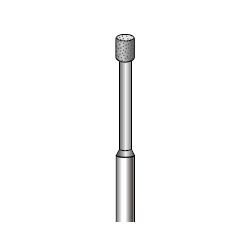 Electrodeposition Diamond Bur for Deep Holes, Short Top Type, Shaft Diameter ⌀3.0