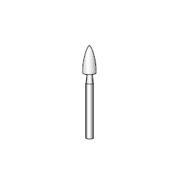 Miniature Grindstone with Shaft, Shaft Diameter ⌀1.6 
