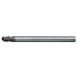 MSBH345 3-Flute Ball-End Mill for High-Hardness (MSBH345-R0.5) 