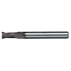 MSES230P MUGEN-COATING 2-Flute Sharp Edge Short End Mill (MSES230P-3) 