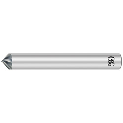 2-flute Spiral Chamfering Cutter (For Copper and Aluminum Alloys) CA-SCC (CA-SCC-1X45X12) 