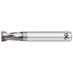 Carbide End Mills CrN coated 2 Flutes Miniature Short for Copper, Alminum Alloys and Plastic_CRN-EDS-3 (CRN-HS-EDS-1.5X3.8) 