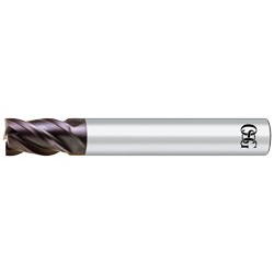 ULTRA WX Micro Grain Carbide End Mills TiAlN coated 4 Flutes Stub (Corner Protect Type)_WX-G-EMSS (WX-G-EMSS-8) 