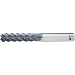Uneven Lead End Mill (5 Flutes, Long Type) For Machining FX Coated Titanium Alloy (UVXL-TI-5FL-25X125) 