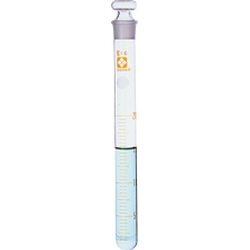 Common Test Tube with 25 mL Gradations and Stop Valve - 10 Count