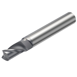 Dedicated CoroMill Plura End Mill For Roughing, Square, Center Cut, 2P231 (2P231-0600-NA-1630) 