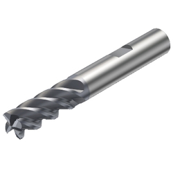 CoroMill Plura - General Purpose End Mill for Carbide Rough Finishing and Finish Machining 1P341-XB (Hardness 48HRC or Less) (1P341-0600-XB-1630) 