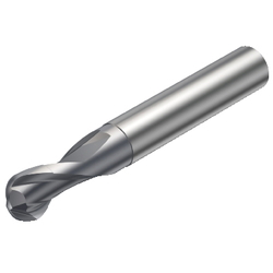 Ball End Mill, Center Cut, R216.4 (Hardness 43 HRC to 63 HRC), Cylindrical Shank (R216.42-12030-AI12G-1610) 