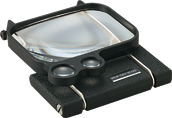 Wide view small stand magnifier