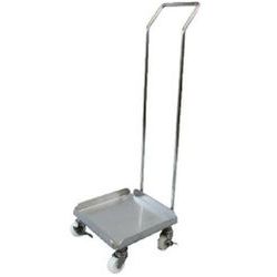 Stainless Steel 18-Liter Square Can Platform Truck [S65-001] (TGK)