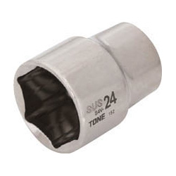 SUS Socket (Hex Type) - Square Drive 12.7 mm (S4V-17)