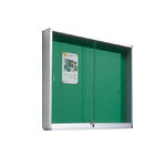 Aluminum Outdoor-Use Bulletin Board (Type Exclusively for Pins/with Legs)