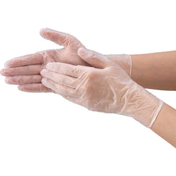 Disposable vinyl gloves with powder 100 pieces