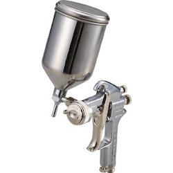 Spray Gun with Cup Set Gravity Type Nozzle Diameter (mm) φ1.1 to φ1.4 Cup Material Stainless Steel