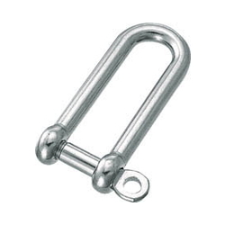 Long Screw Pin Shackle Stainless Steel Operating Load (kN) 0.49–3.43 (TLNS-8)